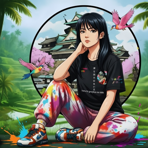 Between Dreams and Reality T-Shirt — Japanese Kanji Streetwear, Oriental Aesthetic Unisex Tee