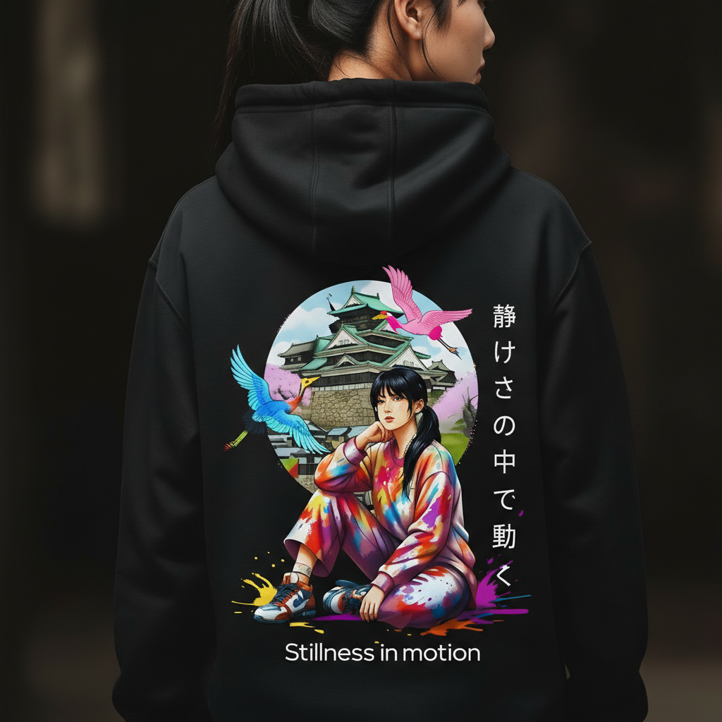 Between Dreams and Reality — Sudadera Oriental | Stillness in Motion