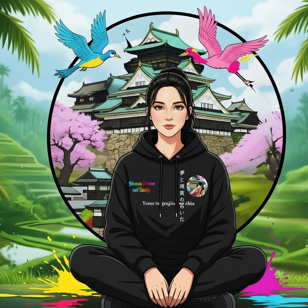 Between Dreams and Reality — Sudadera Oriental | Stillness in Motion