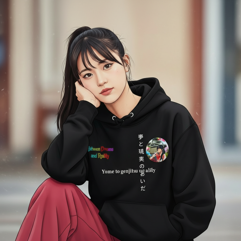 Between Dreams and Reality — Sudadera Oriental | Stillness in Motion